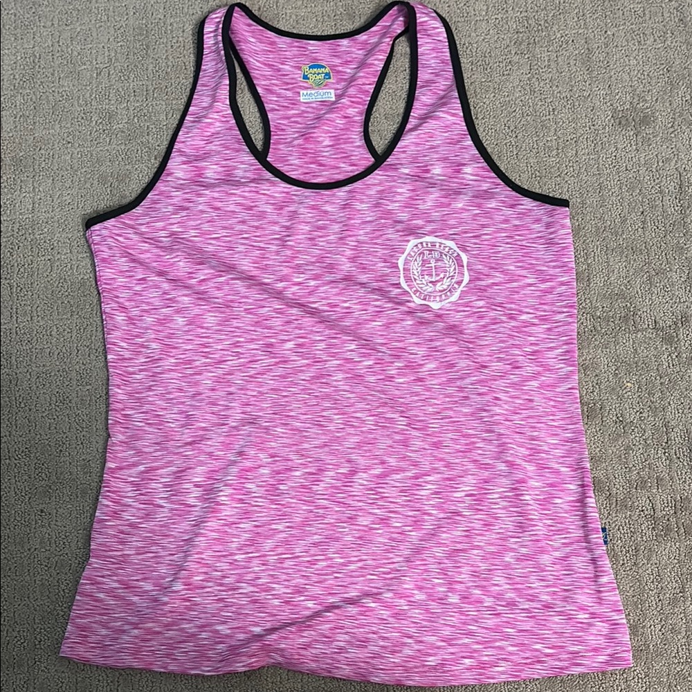 banana boat racer back tank top!